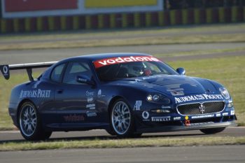 The new Maserati Trofeo racer, seen here during development testing, is the fruit of the experience gained in the first two seasons of the Vodafone-supported championship, and is inspired by the road-going GranSport