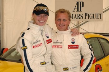 Johnny Herbert & Jodie Kidd