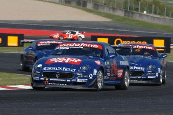 The second round of the Trofeo Vodafone Maserati Europa, held in conjunction with the Spanish Grand Prix, was won by Italian Alberto Cerrai, who came ahead of Swiss duo Hans Notter and Max Cattori, followed by Rob Wilson, racing under the Union Jack colours
