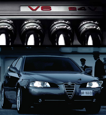 The Alfa Romeo 'Bussone V6' is still fitted to the Alfa GT and 166 flagship models