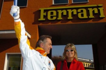 The XX Torino Olympic Torch at Maranello