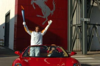 The XX Torino Olympic Torch at Maranello