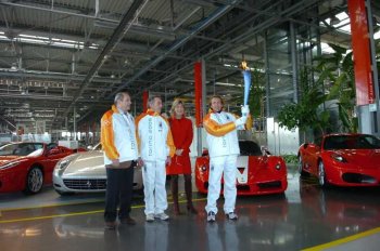 The XX Torino Olympic Torch at Maranello