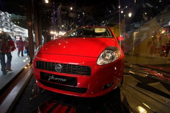 Fiat Grande Punto at Harrods