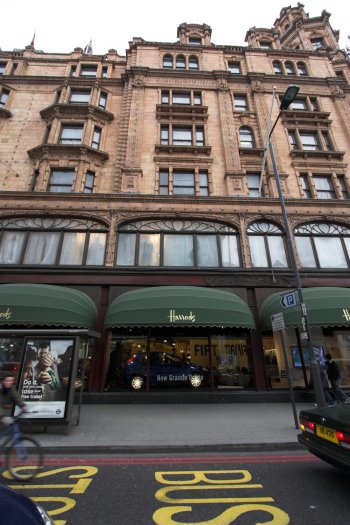 Fiat Grande Punto at Harrods