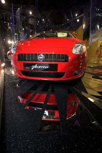 Fiat Grande Punto at Harrods