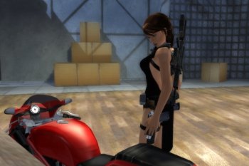 LARA CROFT - DUCATI MONSTER S2R