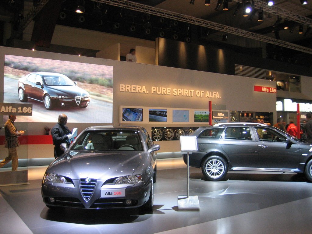 Alfa Romeo at the 2006 European Motor Show, Brussels