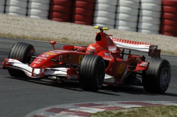 MICHAEL SCHUMACHER - FERRARI 248 F1 - BARCELONA APRIL 2006