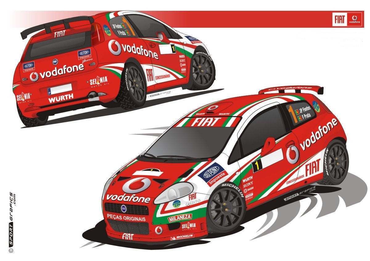 VODAFONE FIAT GRANDE PUNTO ABARTH S2000, PORTUGAL