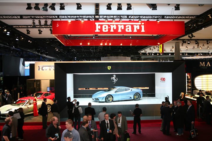 FERRARI - 2008 NORTH AMERICAN INTERNATIONAL AUTO SHOW, DETROIT