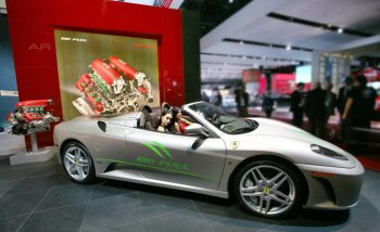 FERRARI F430 SPIDER BIO FUEL - 2008 NORTH AMERICAN INTERNATIONAL AUTO SHOW, DETROIT