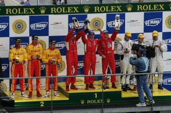 LE MANS PODIUM