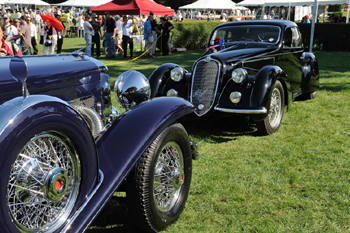 2009 Fairfield County Concours dElegance Grand Prix dHonneur for a foreign automobile was awarded to collector Oscar Davis 1938 Alfa Romeo 6C 2300 B Mille Miglia