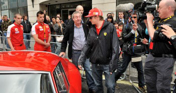 KIMI RAIKKONEN - FERRARI STORE, REGENT STREET, LONDON