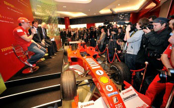 KIMI RAIKKONEN - FERRARI STORE, REGENT STREET, LONDON