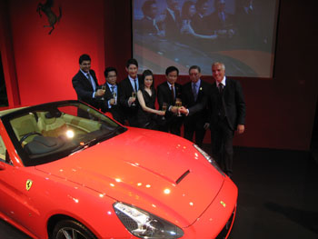 CAVALLINO MOTORS LTD., FERRARI RELAUNCH BANGKOK, THAILAND