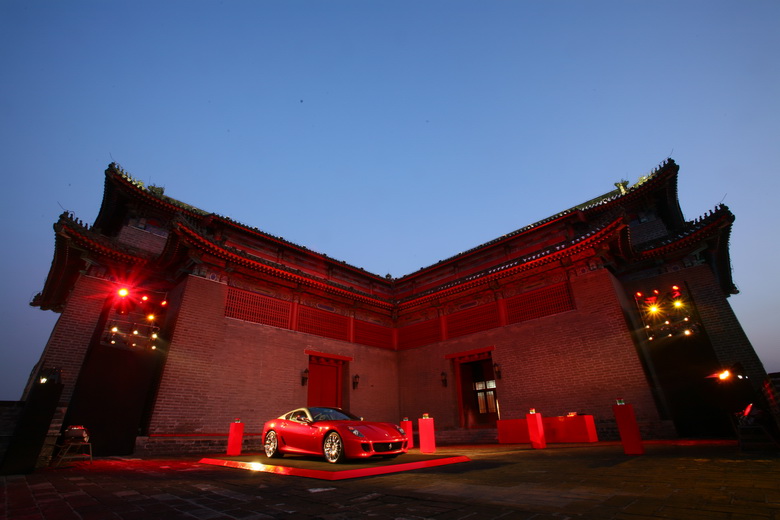 FERRARI 599 CHINA LIMITED EDITION OUTSIDE THE RED GATE GALLERY, BEIJING, CHINA