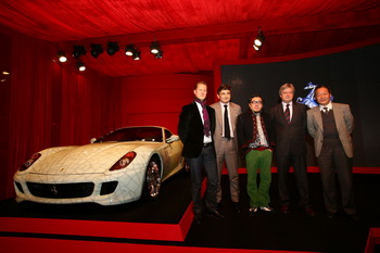 Michael Schumacher, Marco Mattiacci, Lu Hao Professor Pizzigoni and Professor Cen - FERRARI 599 CHINA LIMITED EDITION