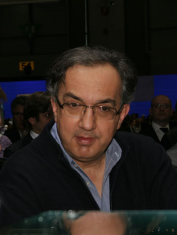 SERGIO MARCHIONNE AT THE 2009 GENEVA MOTOR SHOW