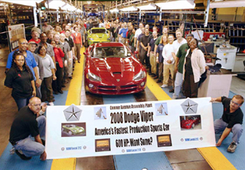 DODGE VIPER SRT10 CONNOR AVENUE ASSEMBLY PLANT