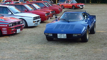 LANCIA CLUB JAPAN, LANCIA LUNCH, MT FUJI, DECEMBER 2009