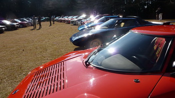 LANCIA CLUB JAPAN, LANCIA LUNCH, MT FUJI, DECEMBER 2009