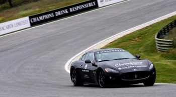 MICHAEL SCHUMACHER - MASERATI GRANTURISMO S - BACARDI: CHAMPIONS DRINK RESPONSIBLY