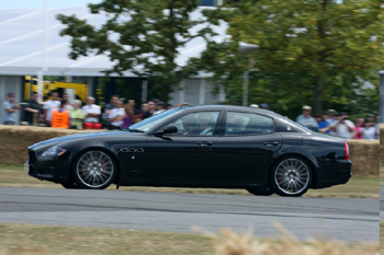 NICK MASON AND AA GIL, MASERATI QUATTROPORTE GT S - 2009 GOODWOOD FESTIVAL OF SPEED