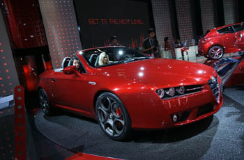 ALFA ROMEO SPIDER 2.0 JTDM (170 BHP) AT THE 63RD FRANKFURT IAA 2009