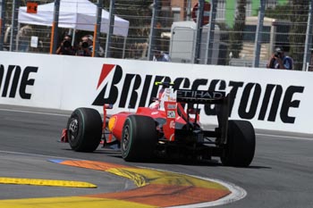 LUCA BADOER - FERRARI F60 - 2009 EUROPEAN GRAND PRIX, VALENCIA