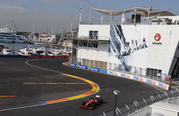 LUCA BADOER - FERRARI F60 - 2009 EUROPEAN GRAND PRIX, VALENCIA