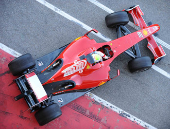 FELIPE MASSA - FERRARI F60 - MUGELLO SHAKEDOWN TEST, JANUARY 2009