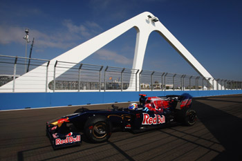 JAIME ALGUERSUARI - TORO ROSSO - VALENCIA FRIDAY PRACTICE