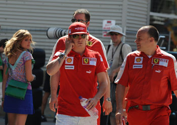 KIMI RAIKKONEN - VALENCIA PADDOCK, 20/08/2009