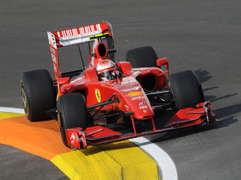 KIMI RAIKKONEN - FERRARI F60 - FRIDAY PRACTICE, VALENCIA