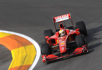 LUCA BADOER - FERRARI F60 - FRIDAY PRACTICE, VALENCIA