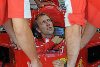 LUCA BADOER - FERRARI F60 - FRIDAY PRACTICE, VALENCIA