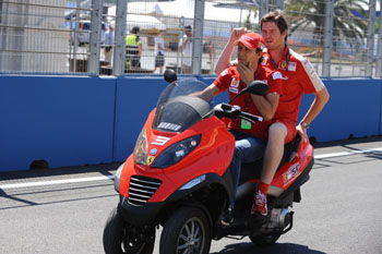 LUCA BADOER AND ROB SMEDLEY, VALENCIA