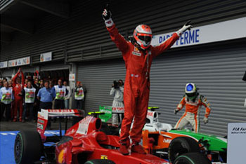 KIMI RAIKKONEN - FERRARI F60 - 2009 BELGIAN GRAND PRIX, SPA