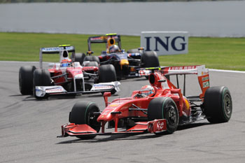 KIMI RAIKKONEN - FERRARI F60 - 2009 BELGIAN GRAND PRIX, SPA