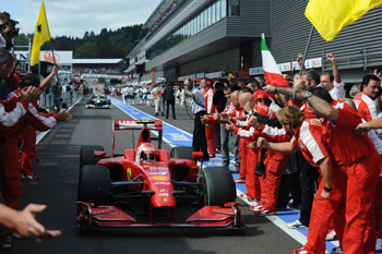 KIMI RAIKKONEN - FERRARI F60 - 2009 BELGIAN GRAND PRIX, SPA
