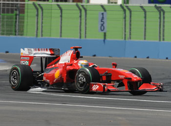 LUCA BADOER - FERRARI F60 - 2009 EUROPEAN GRAND PRIX, VALENCIA