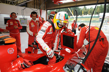 LUCA BADOER - FERRARI F60 - SPA-FRANCORCHAMPS 2009