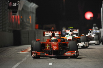 GIANCARLO FISICHELLA - FERRARI F60 - SINGAPORE GRAND PRIX 2009