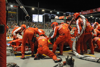 KIMI RAIKKONEN - FERRARI F60 - SINGAPORE GRAND PRIX 2009