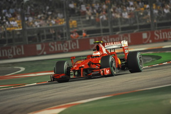 KIMI RAIKKONEN - FERRARI F60 - SINGAPORE GRAND PRIX 2009