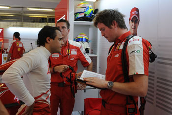 FELIPE MASSA AND ROB SMEDLEY, HUNGARORING