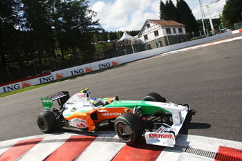 GIANCARLO FISICHELLA - FORCE INDIA VJM002 - 2009 BELGIAN GRAND PRIX, SPA-FRANCORCHAMPS