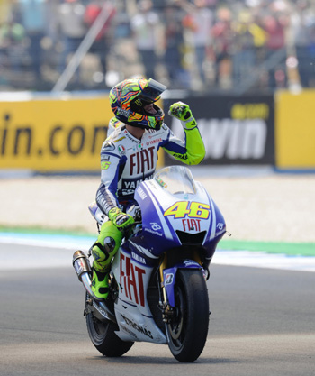 VALENTINO ROSSI, 2009 MOTOGP SPANISH GRAND PRIX, JERZE DE LA FRONTERA